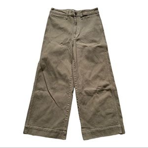 Madewell Emmett Wide-Leg Crop Pants 27